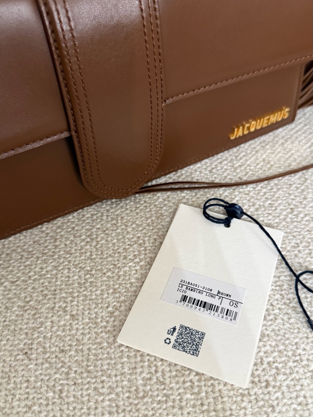 Jacquemus Chocolate Brown Leather Fringe Clutch - Picture 3 of 10